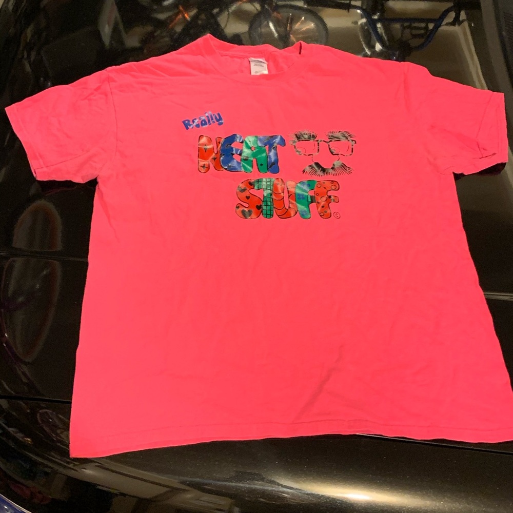 Hot pink “Really Neat Stuff” tshirt